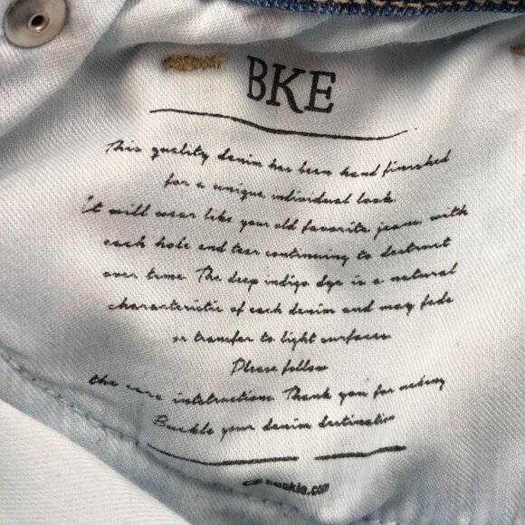 BKE Mens Payton Jeans Size 30x27 Universal Fit Mid-Rise Ankle Skinny Distressed - Picture 12 of 16